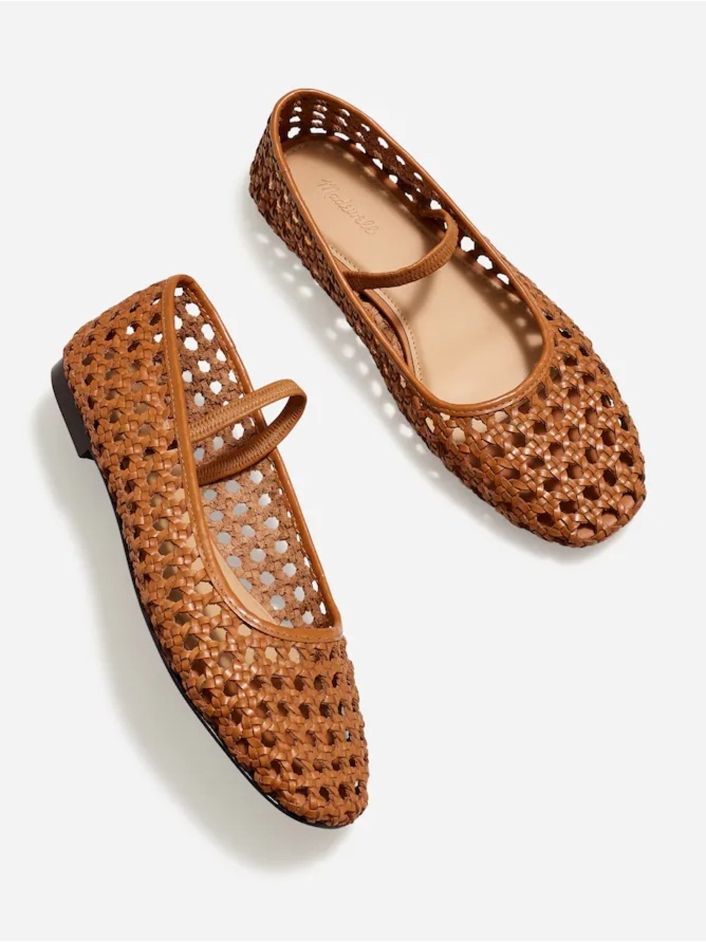 Madewell Woven Leather Flats